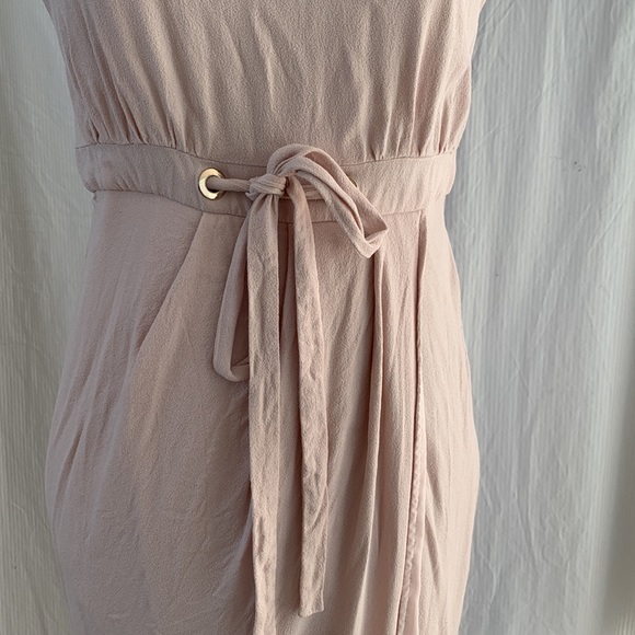 SHEIKE Blush Pink Tulip Skirt Midi Dress Size 10 - Picture 3 of 11